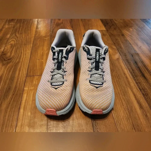 HOLA Rincon 2 womens 9 Orange Navy Grey Trail Hiking Running Shoes - Picture 4 of 10